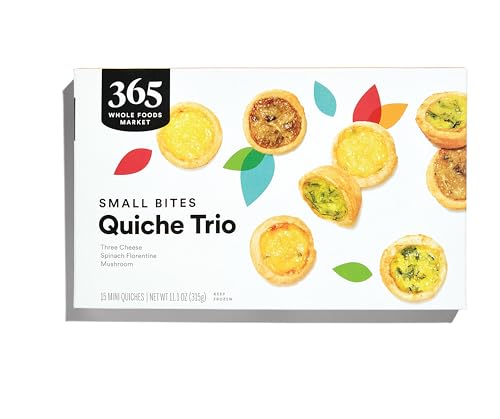 Whole Foods Market, Mini Quiche Trio, 15 ct, (Frozen)