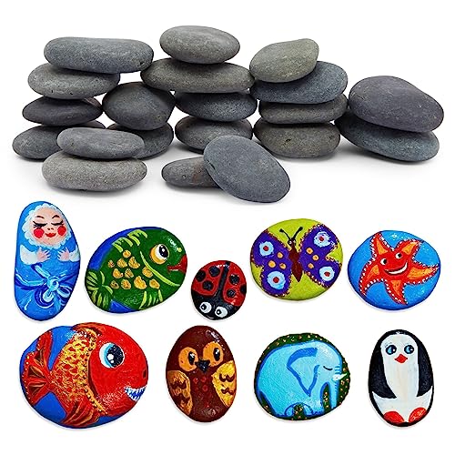 How To Paint Rocks For Beginners & 20+ Easy Ideas {Rock Painting 101}