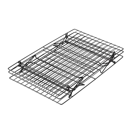 Wilton Excelle Elite 3-Tier Cooling Rack for Cookies, Cake and More - Cool Batches of Cookies, Cake Layers or Finger Foods, Black