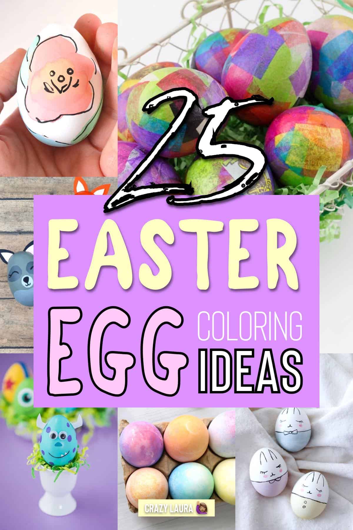 25 Adorable Easter Egg Dyeing And Decorating Ideas - Crazy Laura