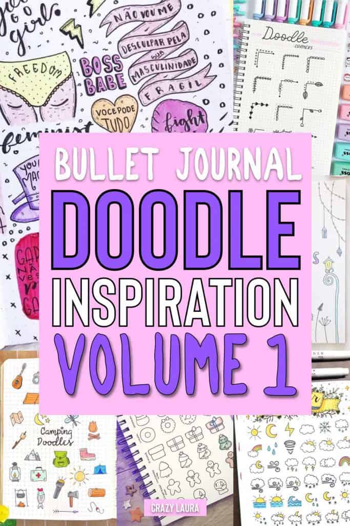 Bullet Journal Doodle Inspiration For Bujo Addicts Vol.1 - Crazy Laura