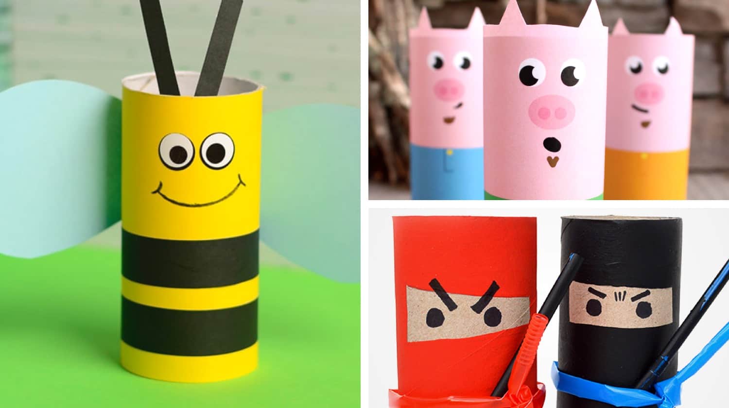 34 Easy Toilet Paper Tube Craft Ideas For Kids - Crazy Laura