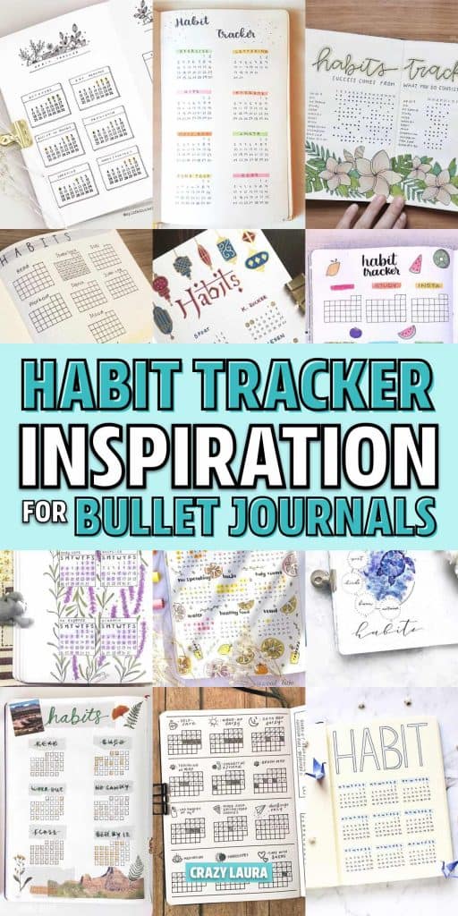 Best June Habit Tracker Spreads To Be Productive In 2019 - Crazy Laura