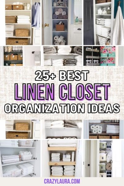 25+ Best Linen Closet Organization Ideas For