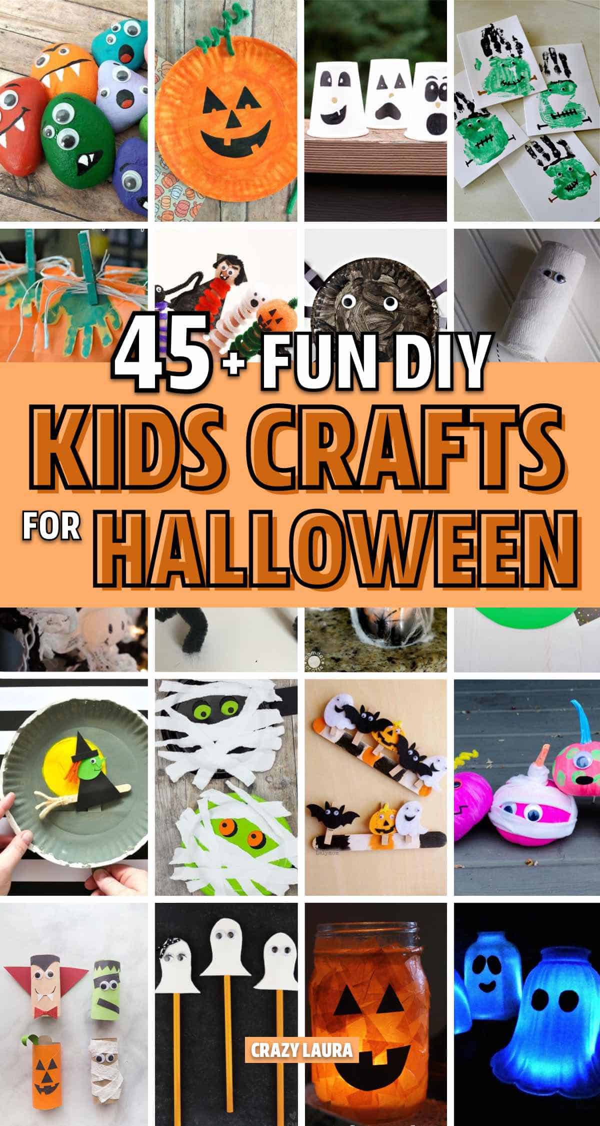 45+ Best Halloween Crafts For Kids In