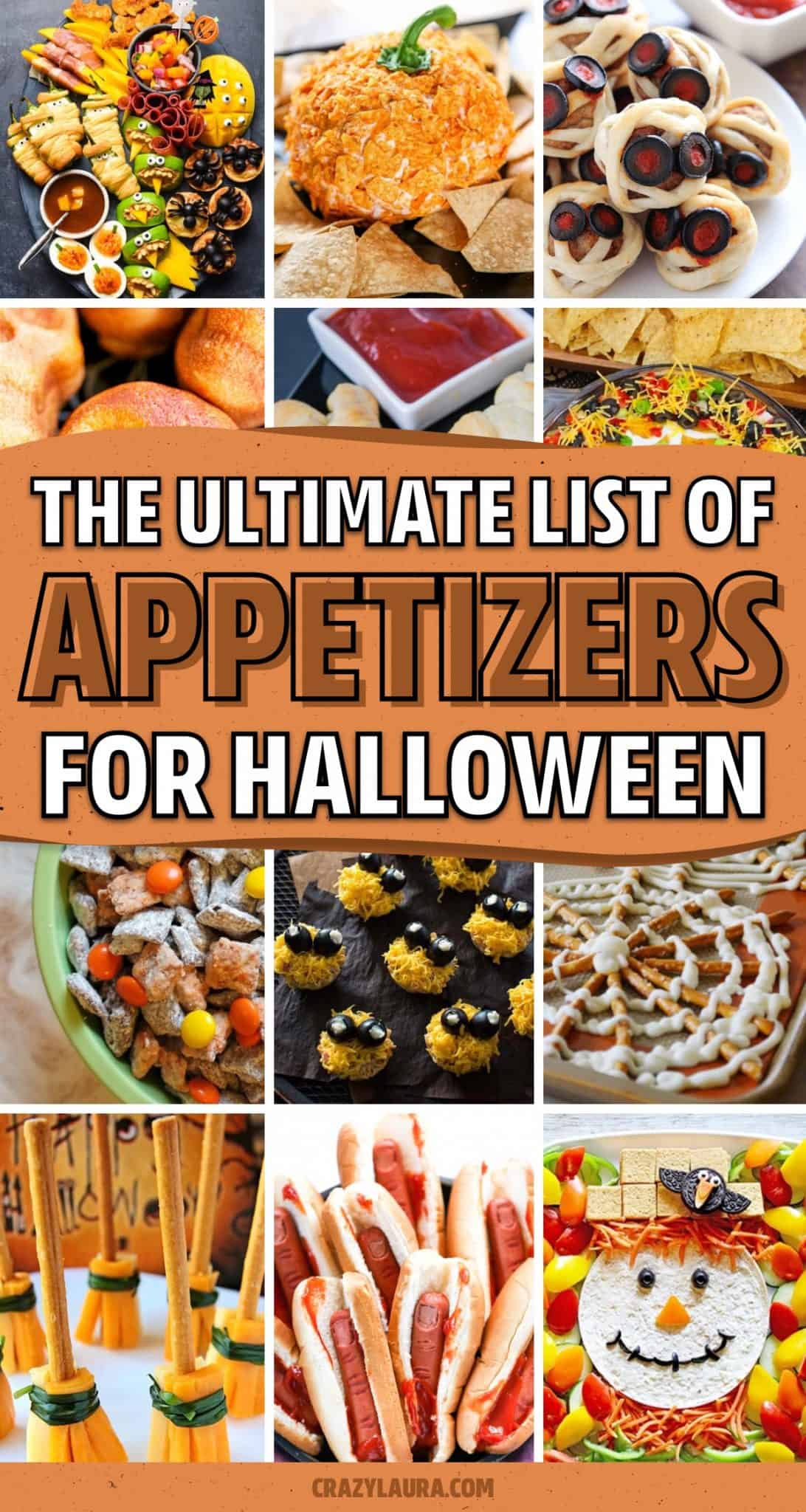 40+ Best Halloween Appetizer & Snack Ideas For 2022 - Crazy Laura