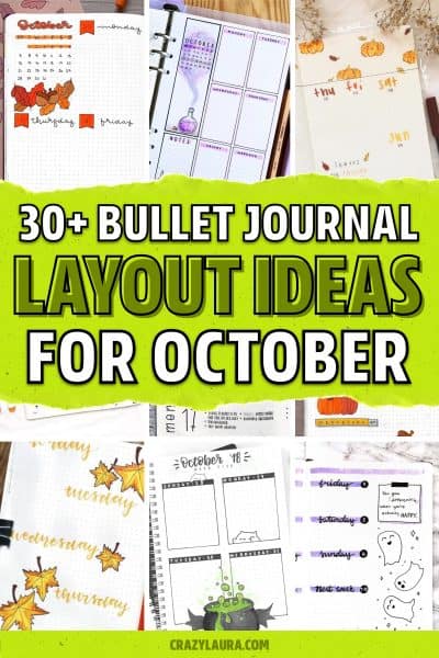 30 Best October Weekly Spread Ideas For Bujos In