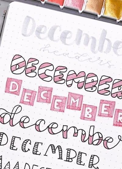 collection of december header ideas