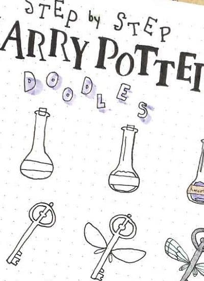 best harry potter doodle tutorials