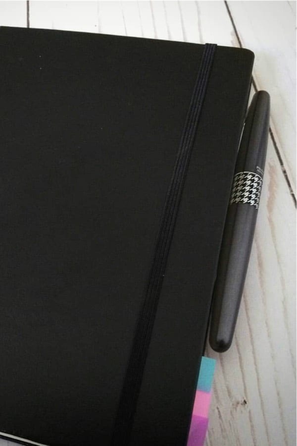 pen holder hack for journal