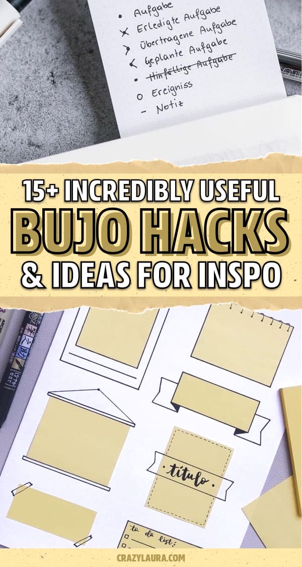 creative bujo hack examples
