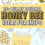 bee hive decoration for bullet journal