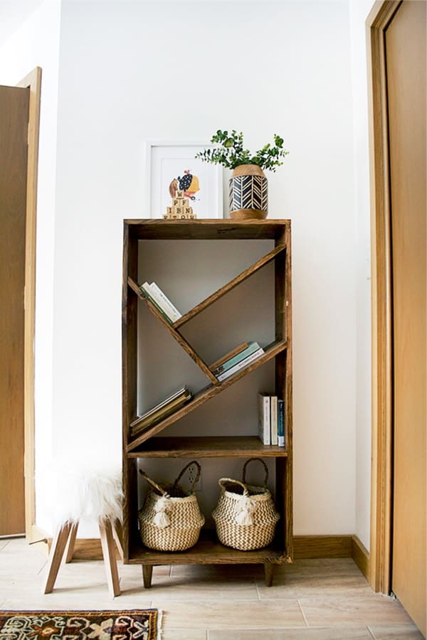 make your own bookcase tutorial
