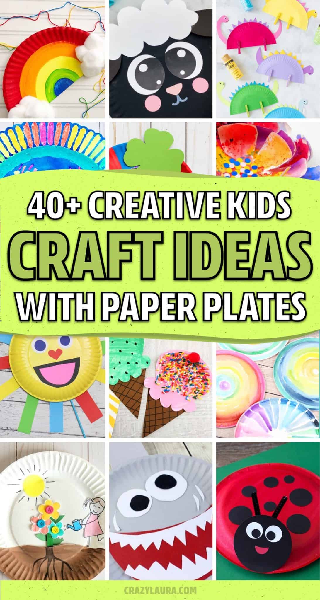 40+ Best Paper Plate Crafts For Kids In 2024 - Crazy Laura