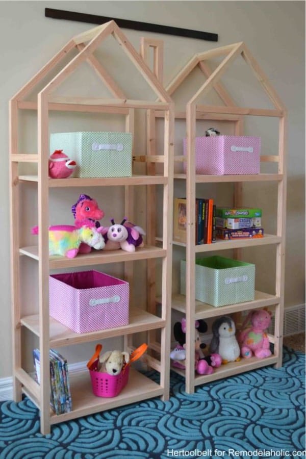 playroom bookshelf diy example