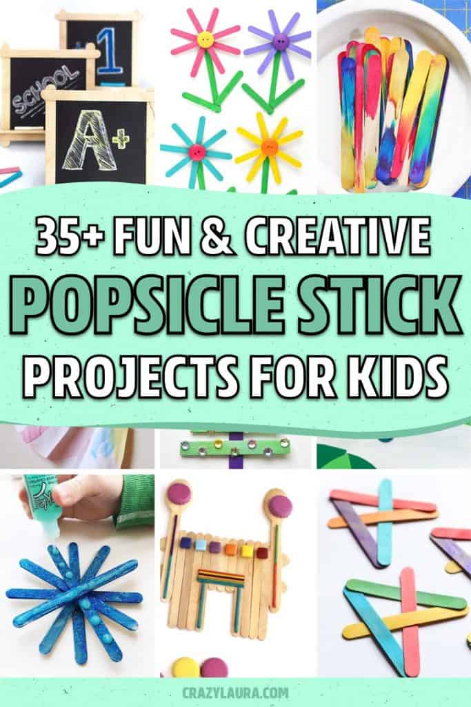 35+ Best Popsicle Stick Crafts For Kids In 2024 - Crazy Laura