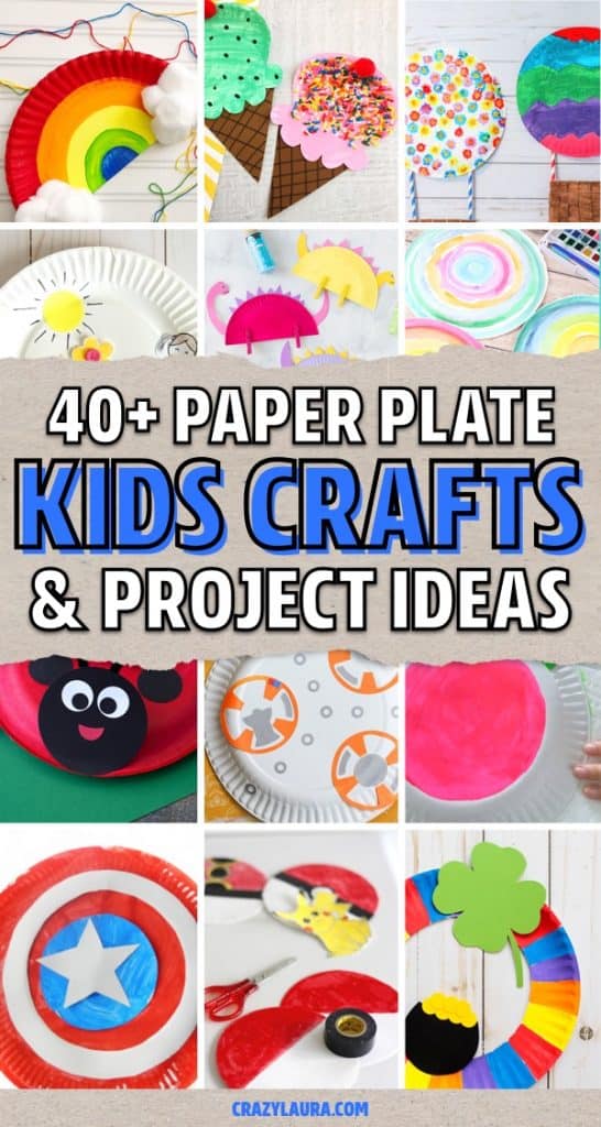 40+ Best Paper Plate Crafts For Kids In 2024 - Crazy Laura