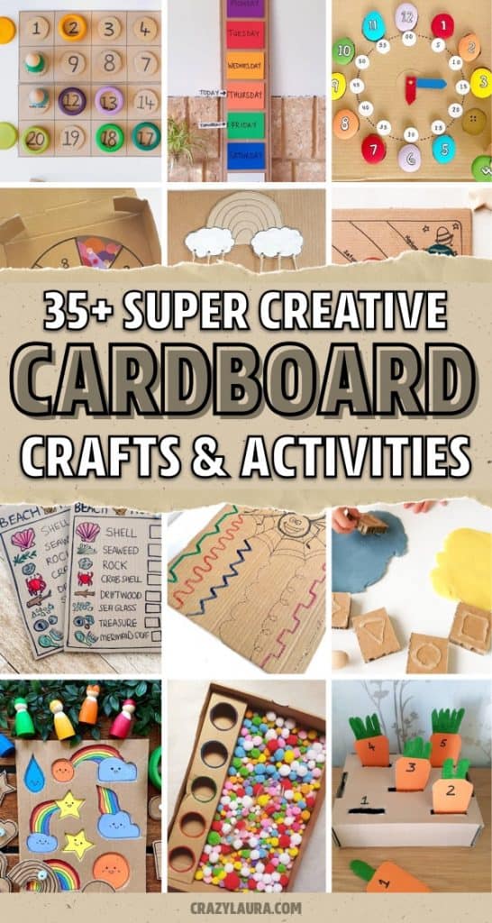 36+ Best Cardboard Crafts & Activities For Kids in 2024