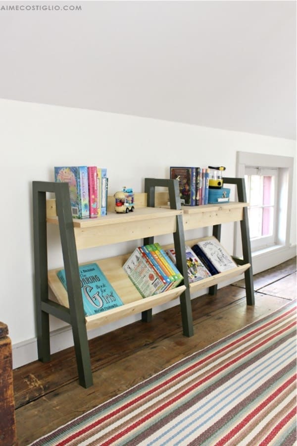 small bookshelf for bonus room