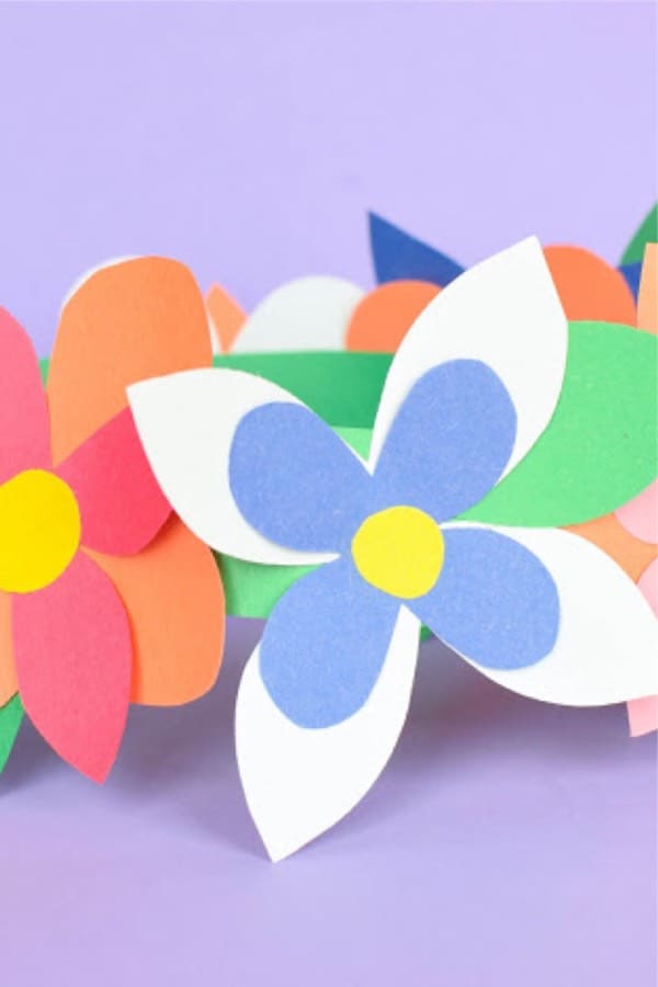spring craft for kids with flower theme