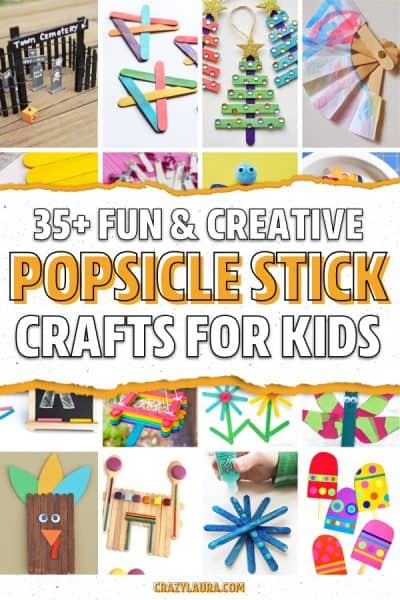 35+ Best Popsicle Stick Crafts For Kids In 2024 - Crazy Laura