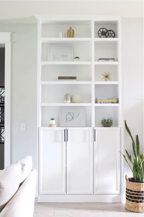 bookcase hack tutorial from ikea