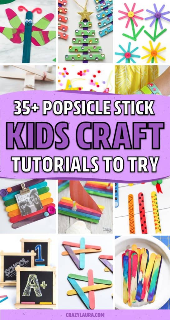 35+ Best Popsicle Stick Crafts For Kids In 2024 - Crazy Laura