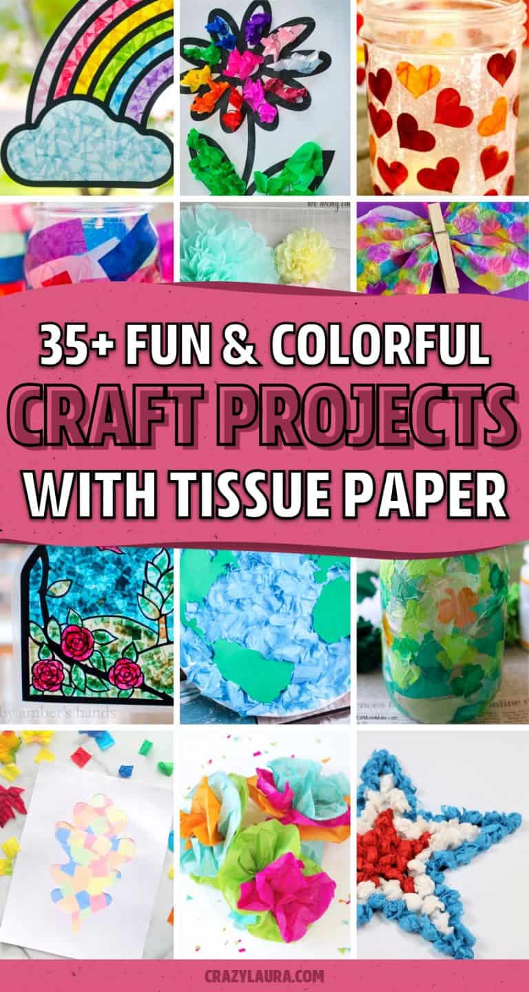 35+ Best Tissue Paper Crafts For Kids In