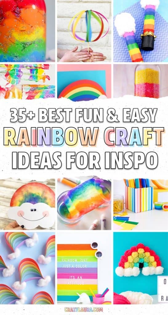 35+ Best Rainbow Crafts & Tutorials For Kids In