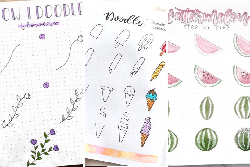 15+ Best Summer Bullet Journal Doodles For Inspiration