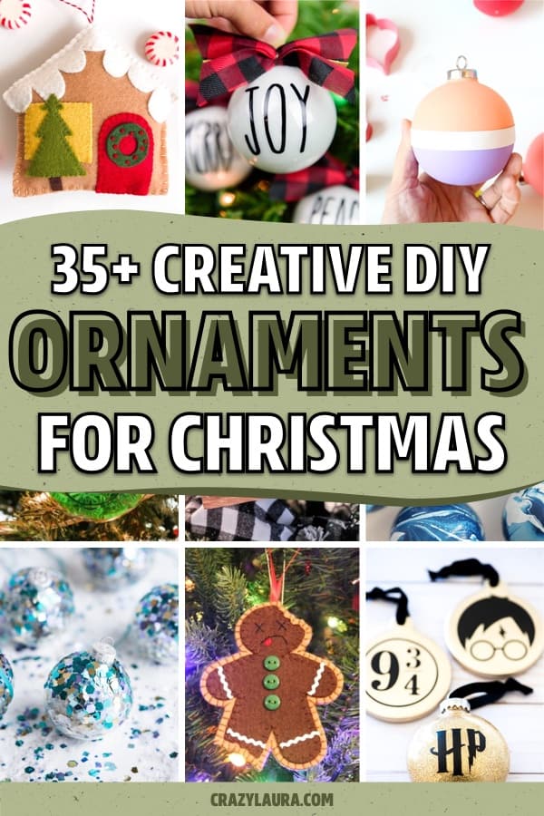 inspiration for homemade holiday ornaments