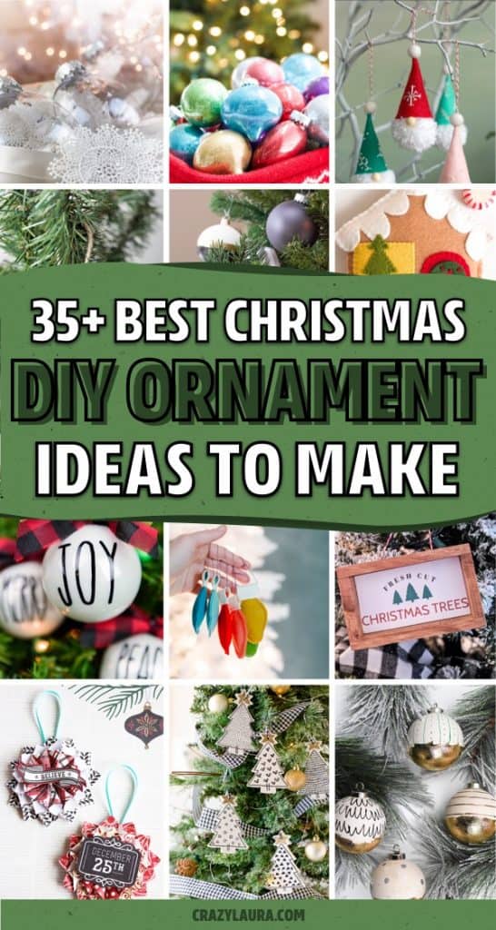 35+ Best DIY Christmas Ornaments For