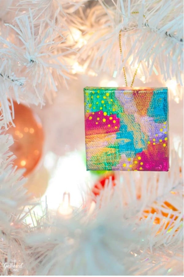 abstract mini ornament craft for christmas