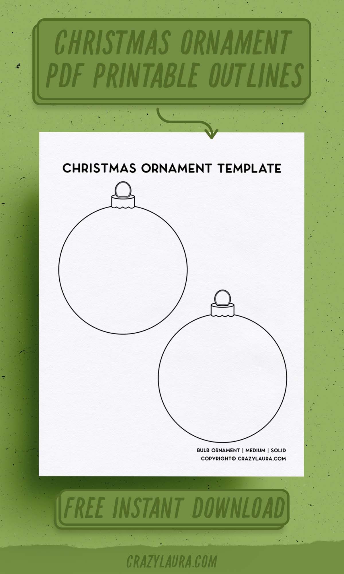 simple christmas craft outline tempaltes