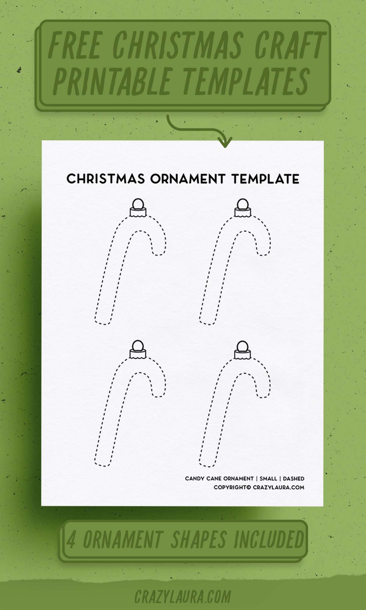 free holiday craft templates to print