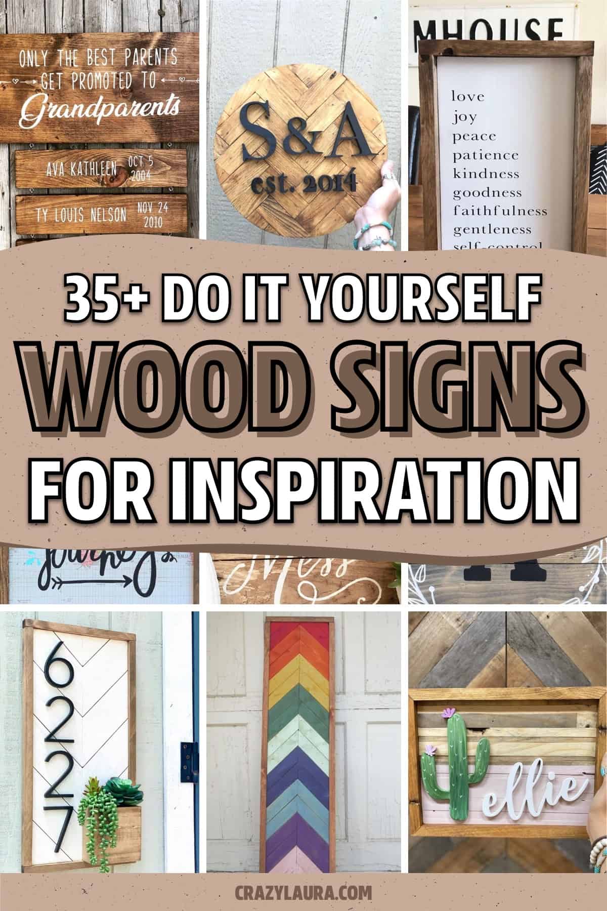 make your own painted wood signs
