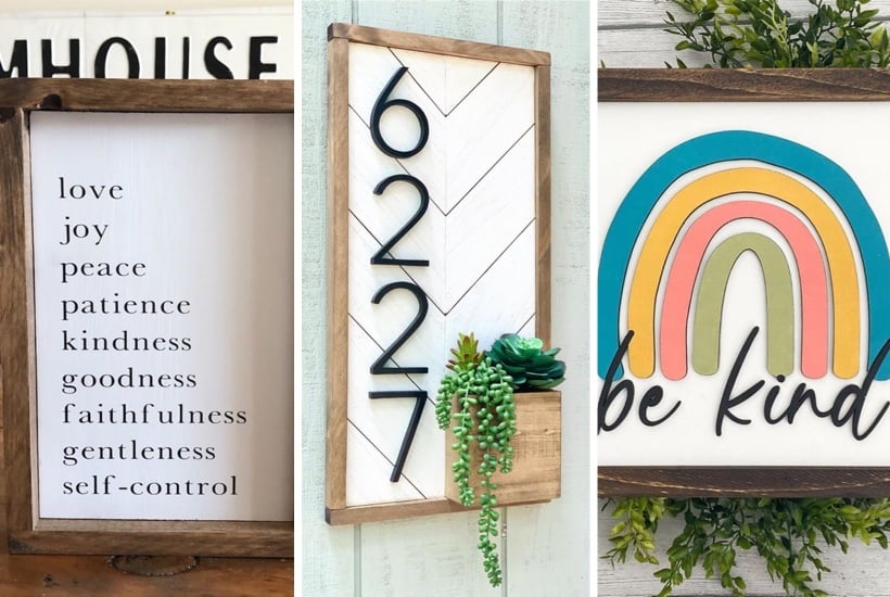 35+ Wood Sign Ideas & Examples For Inspiration In 2024