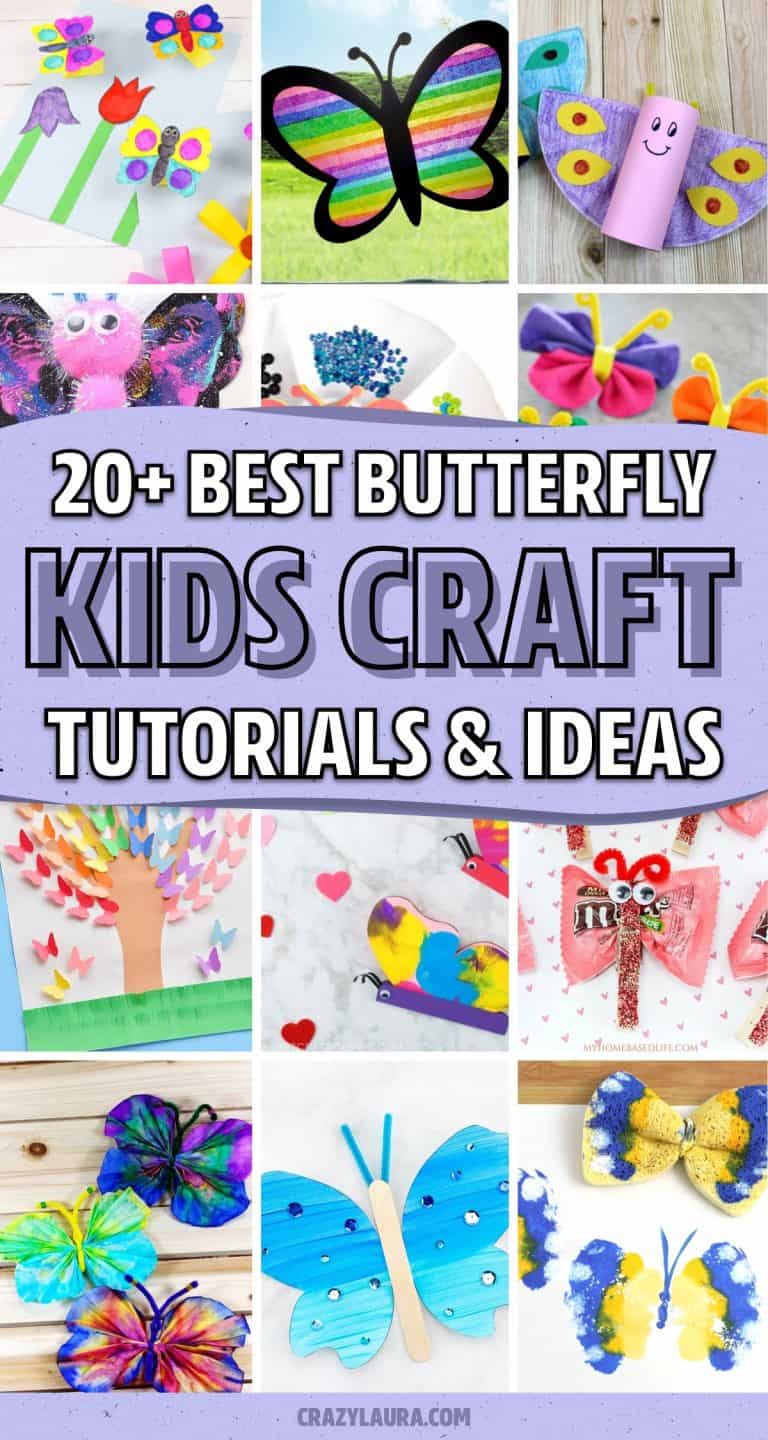 20+ Best Butterfly Crafts & Activities For Kids In