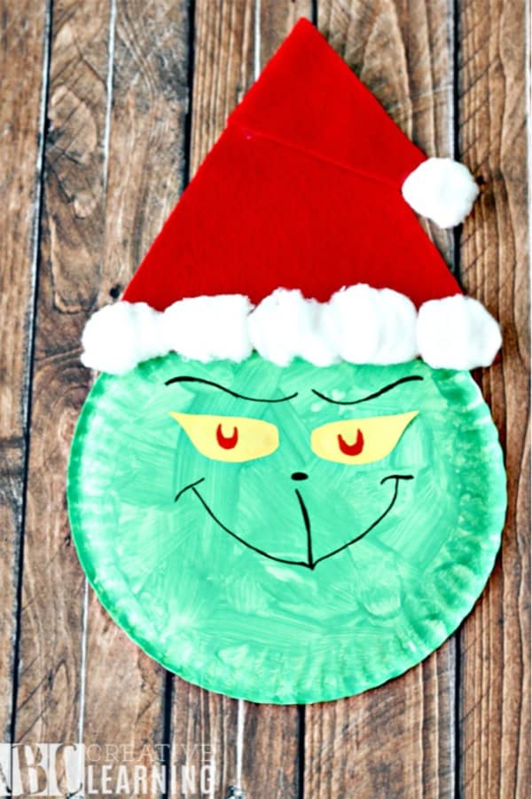 paper plate craft idea for winter
