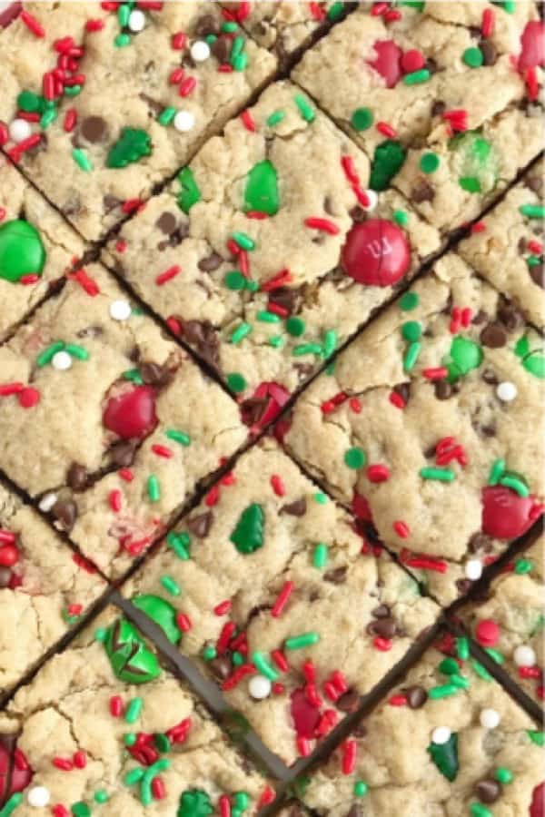 easy cookie bar recipe idea for christmas