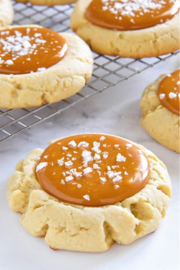 holiday cookie idea with caramel