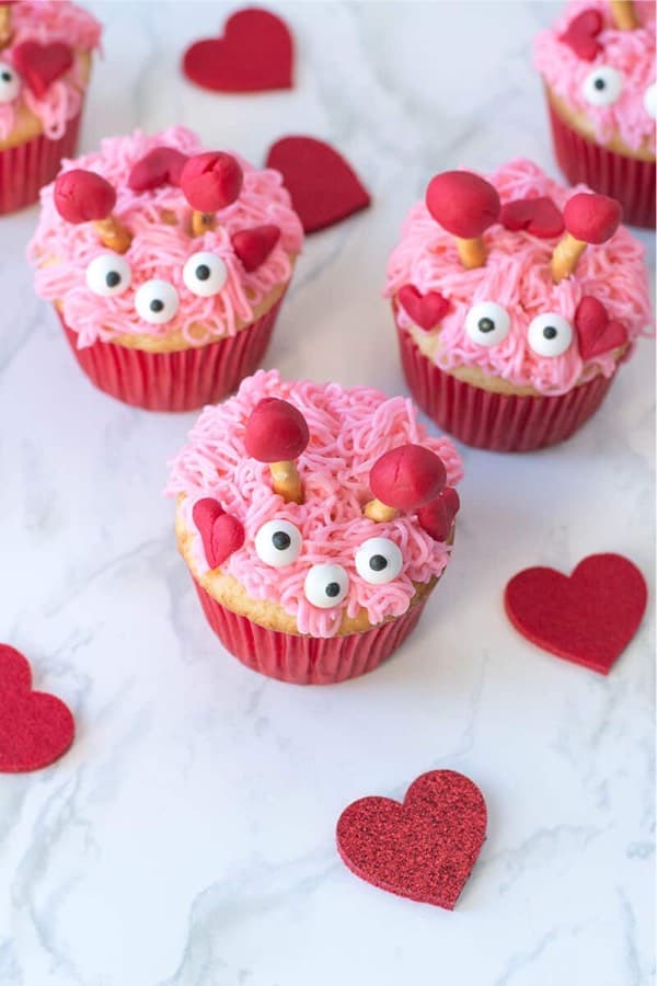 kids valentine day cupcake recipe idea
