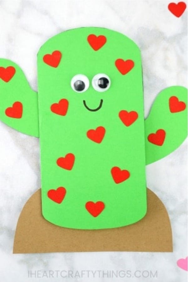 paper valentine card to make with kids