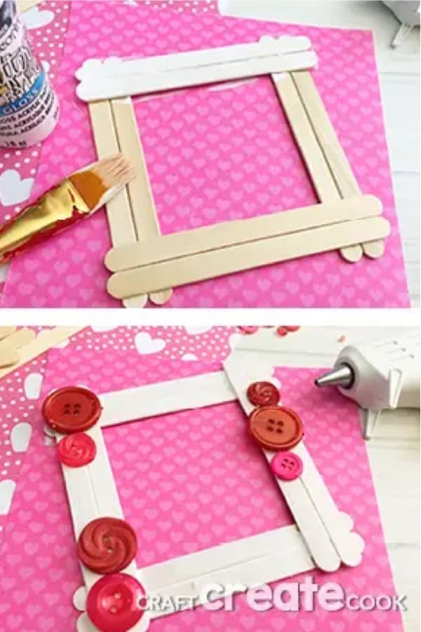 easy popsicle stick kids craft for valentine