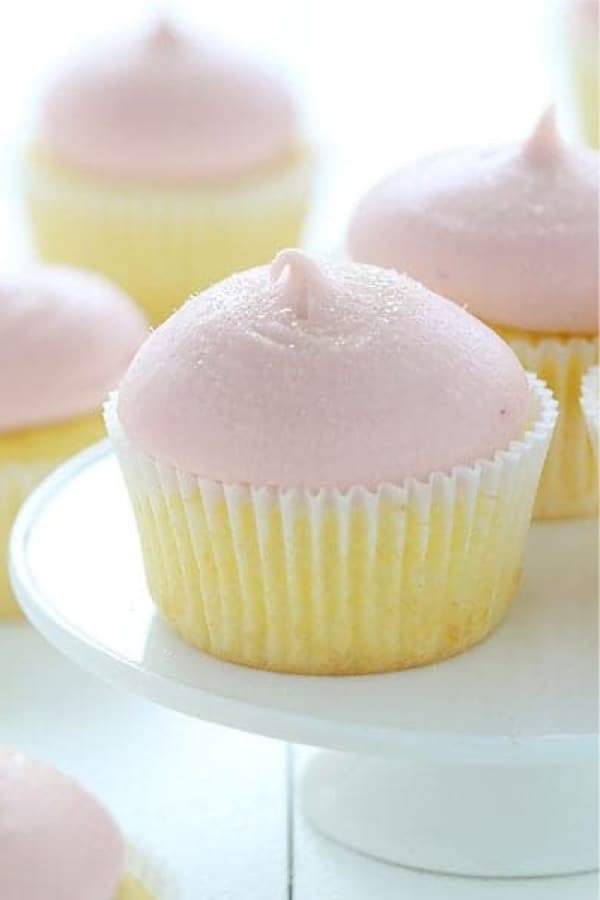 lemon and strawberry cupcake recipe