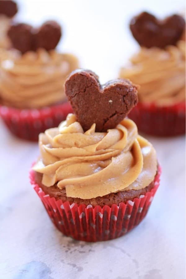 brownie cupcake idea for valentines
