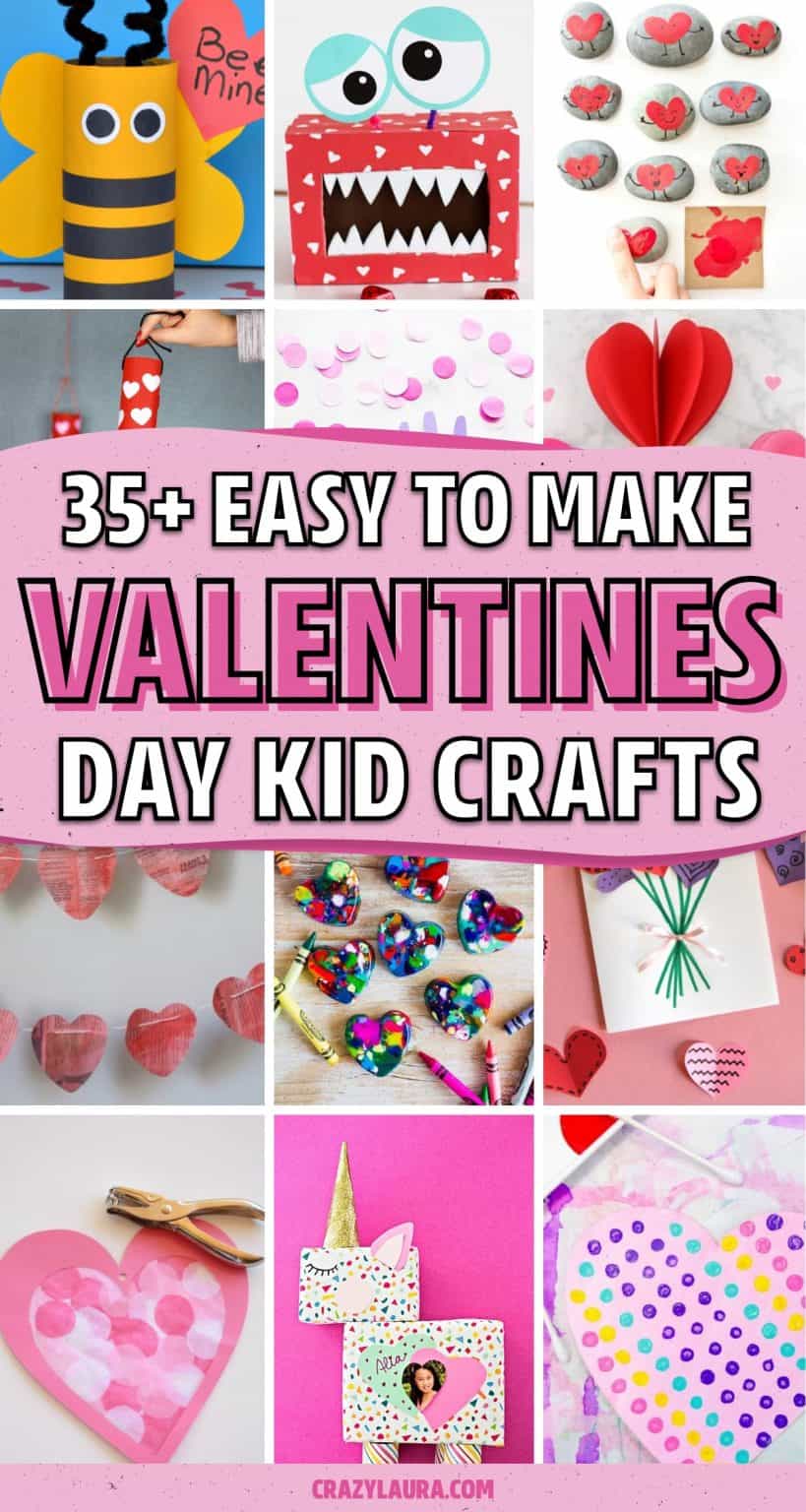 35+ Best Valentines Day Crafts For Kids In 2024 - Crazy Laura