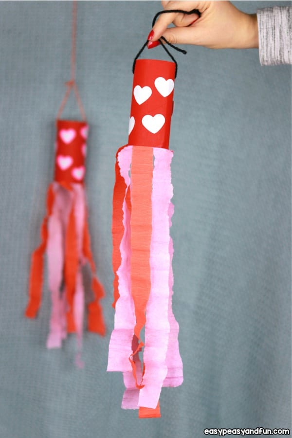 paper roll craft idea for valentines