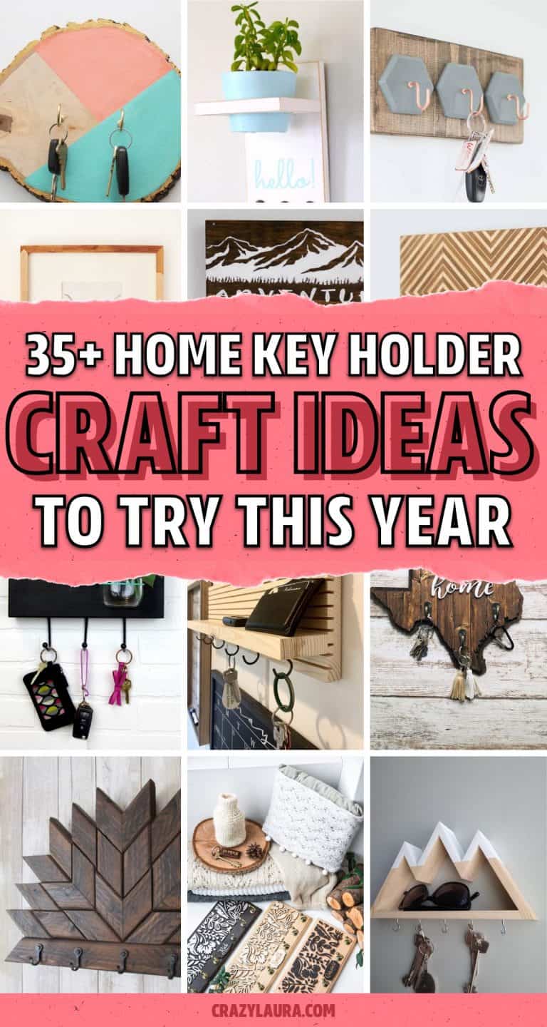 35+ Best DIY Key Holder & Shelf Ideas For