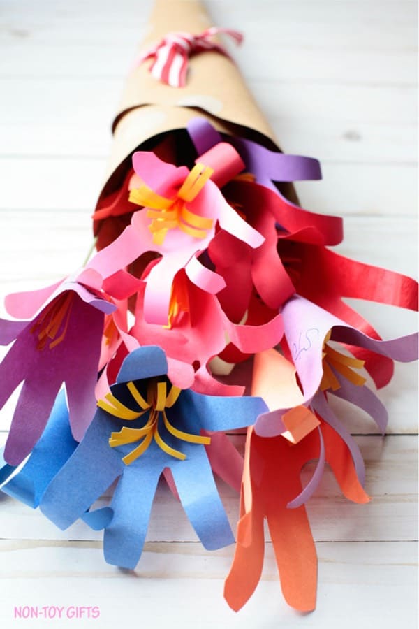 paper flower craft idea for mothers day